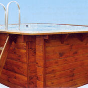 Octagon Wooden Swimming Pool